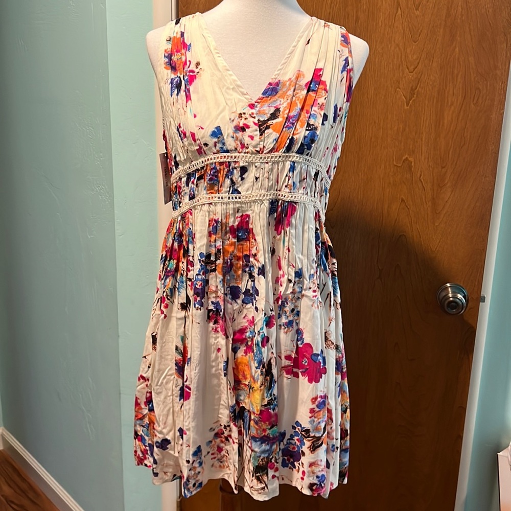 Ivory Floral Dress